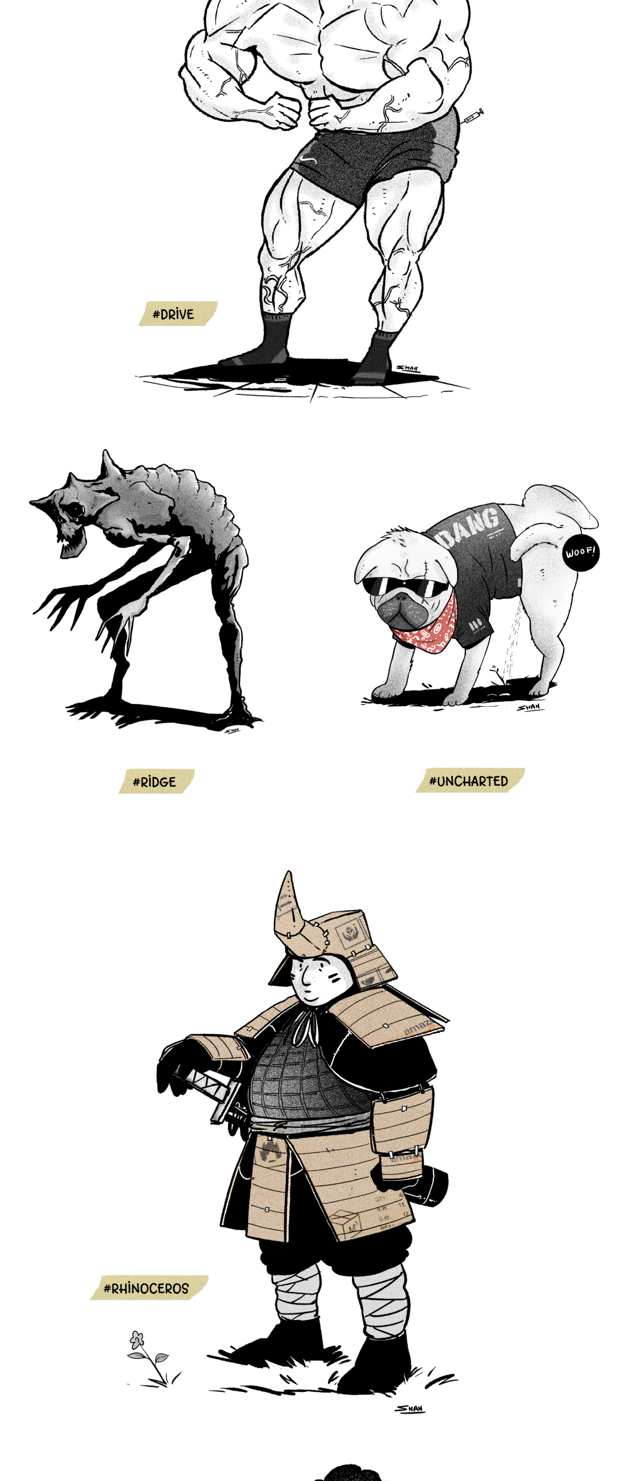 Inktober 2024 character