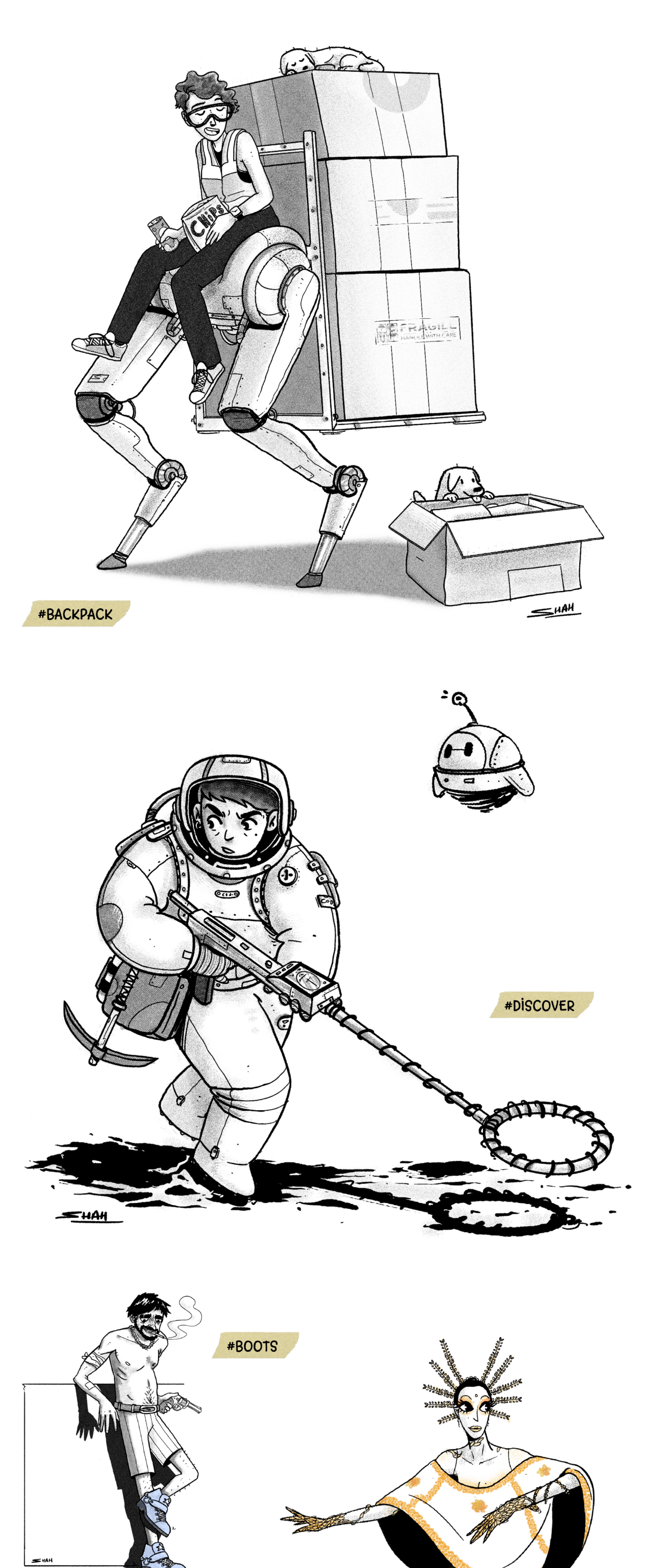 Inktober 2024 character
